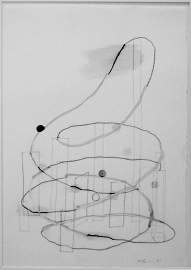 Al Taylor Untitled, 1991 pencil, gouache and correction fluid on paper 20 x 13 inches 50.8 x 33.2 cm