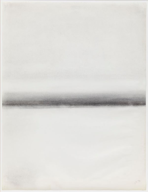 Richard Artschwager Study of Line, 1969/70 charcoal on paper 25 x 19 inches 63.5 x 48.3 cm