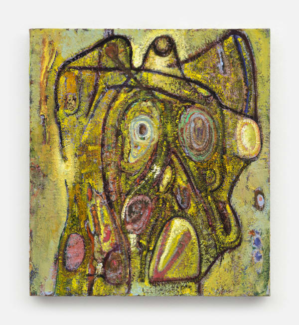 Steve DiBenedetto Portrait of God by A.I., 2023 oil on linen 20 x 18 in (50.8 x 45.7 cm)