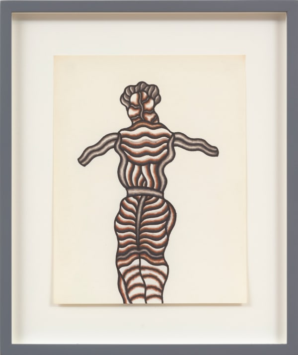 Ray Yoshida Untitled, c. 1971-72 ink on paper 11 x 8 1/4 in (27.9 x 21 cm) framed: 15 5/8 x 13 1/8 in (39.7 x 33.3 cm)