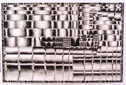 Joe Zucker 2000-2005, 2005 watercolor on paper 40 x 60 inches 101.6 x 152.4 cm