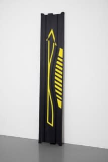 Blair Thurman Spook Rock Road (Gold Coast Monkey), 1996 acrylic on canvas 52 x 12 x 1 1/2 in 132.1 x 30.5 x 3.8 cm