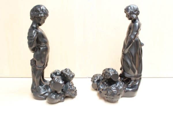 Alice Maher Godchildren, 2010 bronze 16 x 8 1/2 x 8 1/2 inches each 40 x 21 x 21 cm each