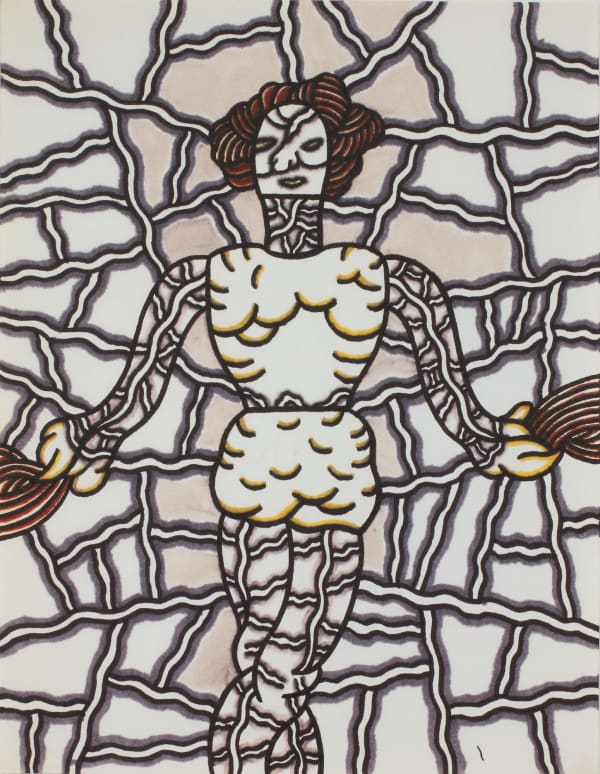 Ray Yoshida Untitled, c. 1972 felt-tipped colored pen on paper 11 x 8 1/2 in 27.9 x 21.6 cm