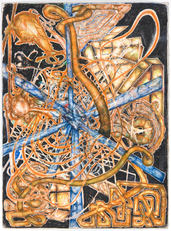 Steve DiBenedetto Untitled, 2010 colored pencil on paper 30 3/16 in x 22 1/2 in (76.7 x 57.2 cm)