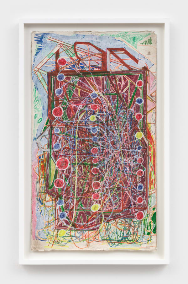 Steve DiBenedetto Synapse Fish, 2022 colored pencil on paper 22 1/2 x 12 3/4 in (57.1 x 32.4 cm) framed: 25 1/4 x 15 1/2 in (64.1 x 39.4 cm)