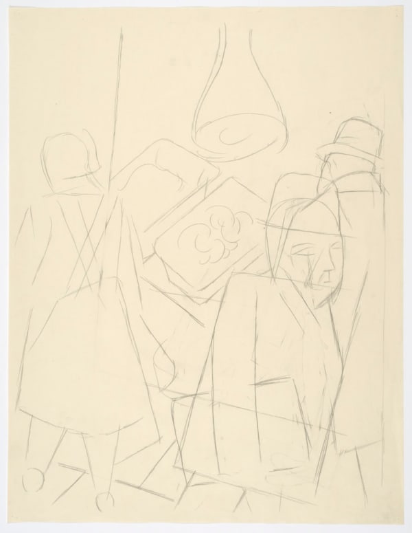 George Grosz Weg allen Fleisches (The Way of All Flesh), 1929 carpenter's pencil on paper 23 5/8 x 18 1/8 in (60 x 46 cm)