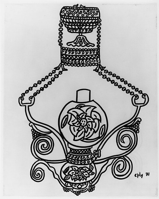 William Copley Untitled, 1971 brush, ink & charcoal on paper 30 x 23 inches 76.2 x 55.9 cm