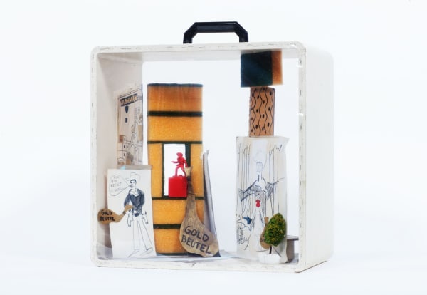 Jonathan Meese Untitled, 1993-1994 mixed media 20 7/8 x 19 3/4 x 12 in (53 x 50 x 30.5 cm)