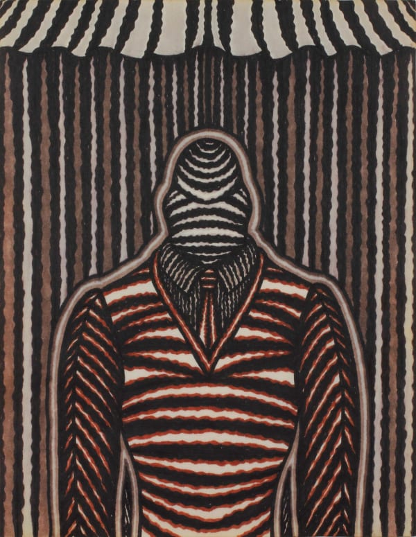 Ray Yoshida Untitled, c. 1972 felt-tipped colored pen on paper 11 x 8 1/2 in 27.9 x 21.6 cm