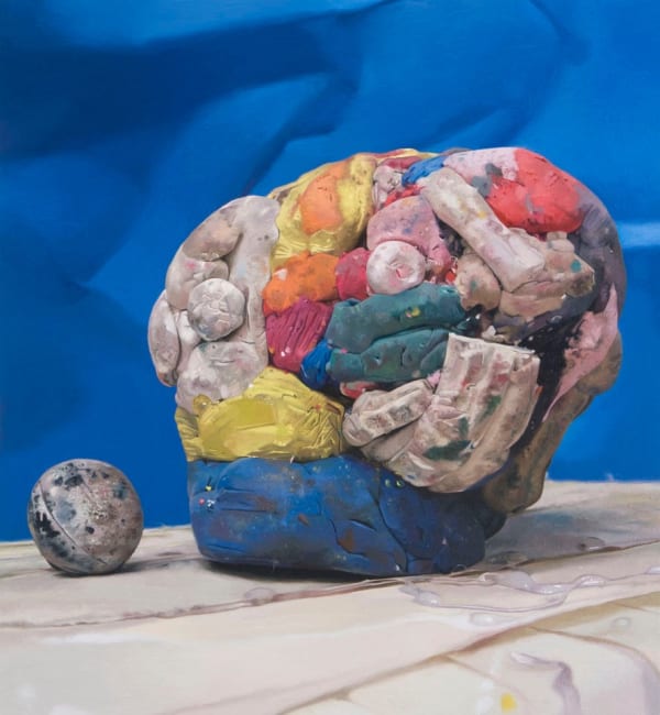 Neil Gall The Unity of Life and Death, 2010 oil on linen 25 5/8 x 23 5/8 in 65 x 60 cm