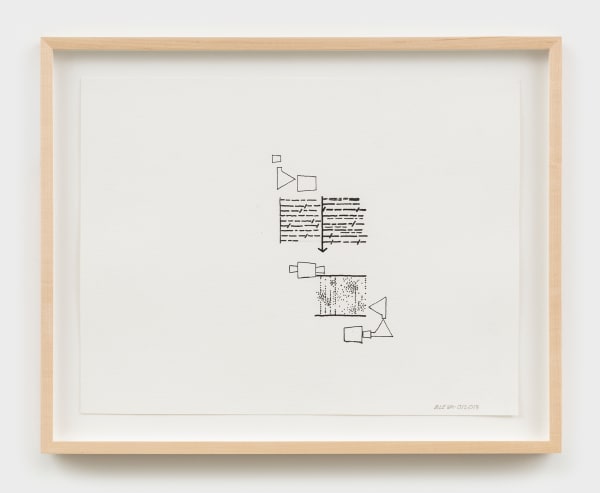 Barry Le Va Silent Diagrams, 2012-13 ink on paper 13 x 17 in (33 x 43.2 cm)