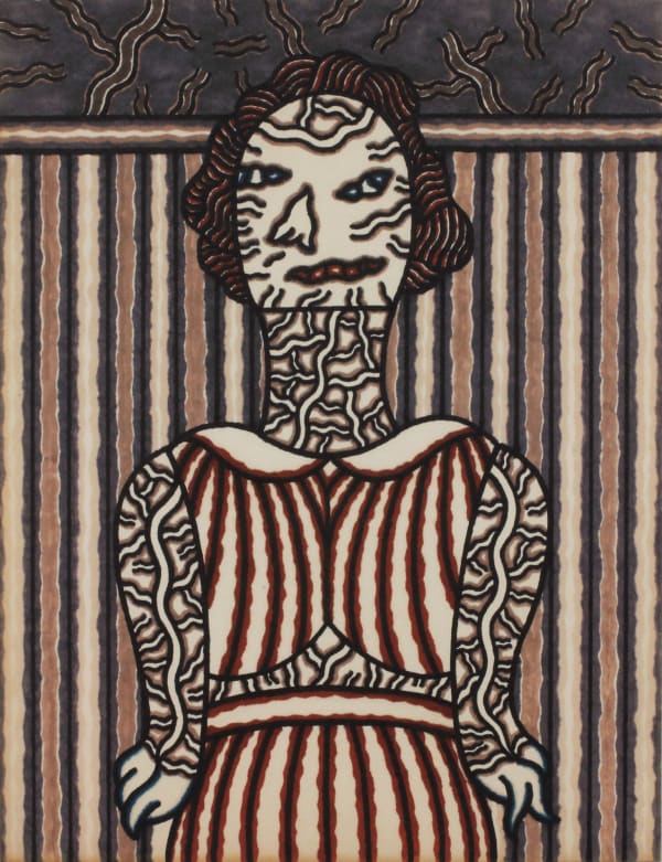 Ray Yoshida Untitled, c. 1972 felt-tipped colored pen on paper 15 1/2 x 12 in 39.4 x 30.5 cm