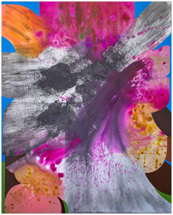 Vian Sora Umm Al-Binni, 2025 mixed media and oil on canvas 60 x 48 in (152.4 x 121.9 cm)