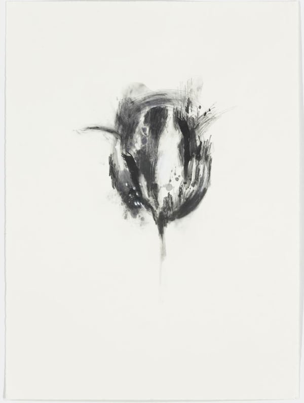 Wardell Milan In Memoriam VI, 2015 graphite, charcoal, ink on paper 30 x 22 in 76.2 x 55.9 cm
