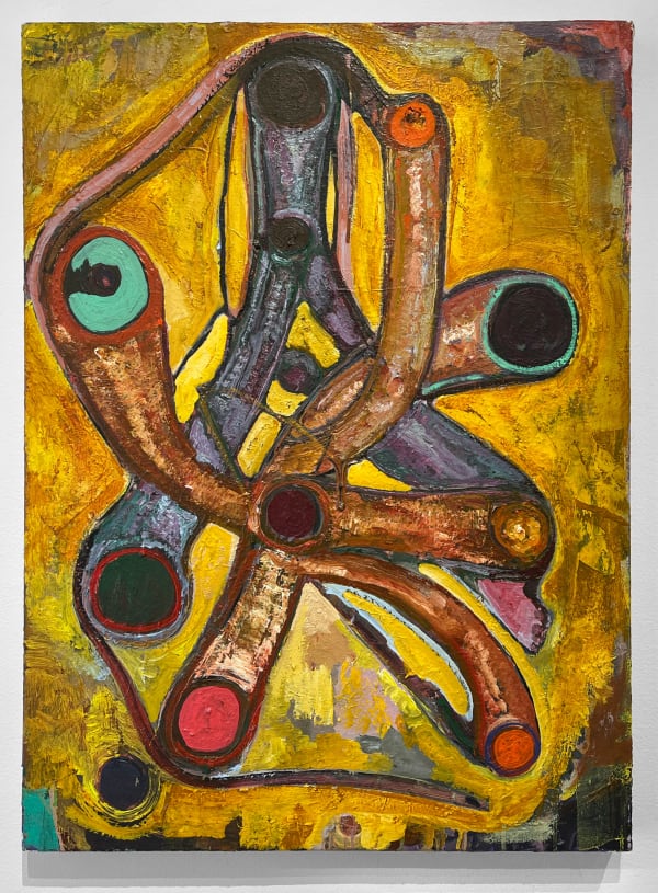 Steve DiBenedetto Higgs Hippy HellHole, 2022 oil on linen 30 x 22 in (76.2 x 55.9 cm)