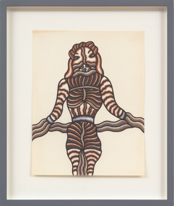 Ray Yoshida Untitled, c. 1971-72 ink on paper 11 x 8 1/4 in (27.9 x 21 cm) framed: 15 5/8 x 13 1/8 in (39.7 x 33.3 cm)