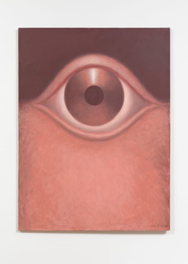 Rodolfo Abularach Ojo Tierra, 1986 acrylic on canvas 48 x 36 in (121.9 x 91.4 cm)