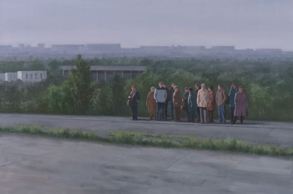 Serban Savu The Edge of the Empire, 2008 oil on canvas 49 5/8 x 74 3/4 inches 126 x 190 cm