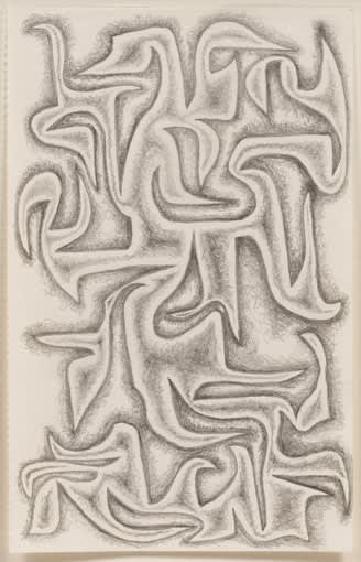 James Siena, Shaded Connected Hooks, 2007