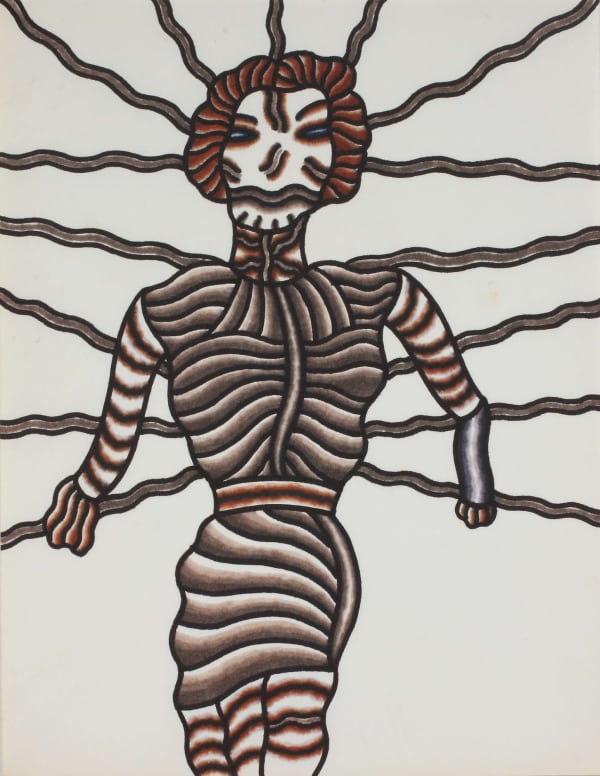 Ray Yoshida Untitled, c. 1972 felt-tipped colored pen on paper 11 x 8 1/2 in 27.9 x 21.6 cm