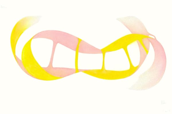 Jorinde Voigt Attention(Niklas Luhmann / Love as Passion / What Now? Problems and Alternatives) XLII, 2014 ink, pencil, and pastel on paper 55 1/8 x 82 11/16 in (140 x 210 cm)