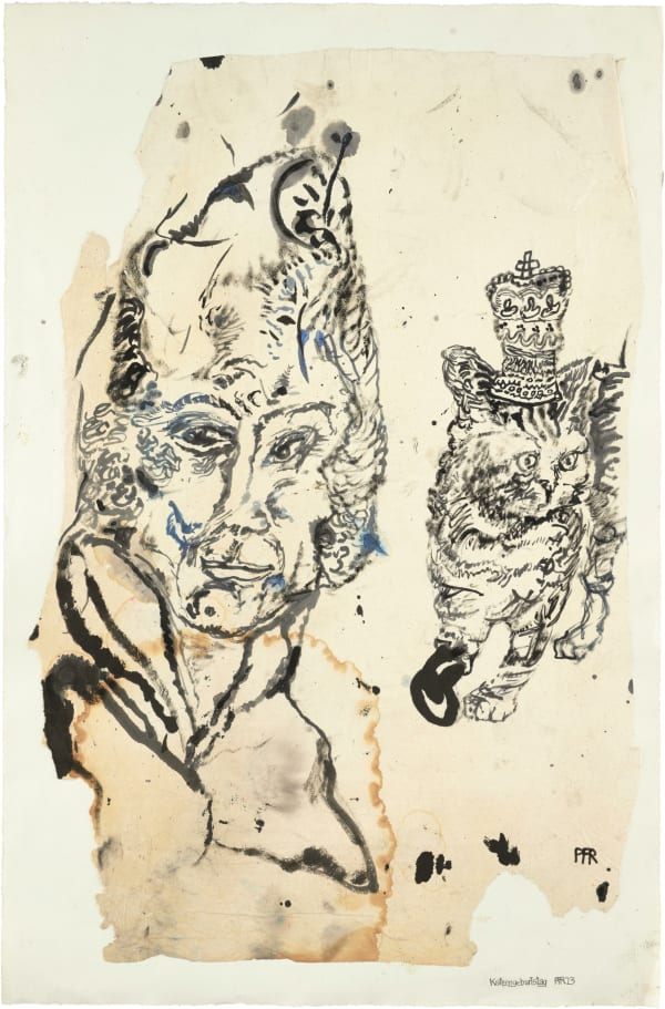 Erwin Pfrang, Katzengeburtstag (Cat's Birthday), 2023