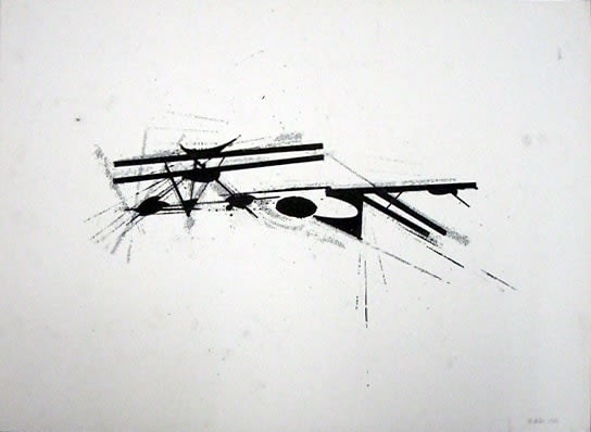 Barry Le Va Untitled, 1981 ink and acrylic on paper 22 1/16 x 30 1/16 in (56 x 76.4 cm)