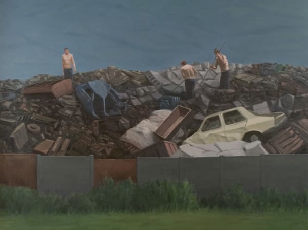Serban Savu Mountain of Nostalgia, 2008 oil on canvas 59 x 78 3/4 in (150 x 200 cm)