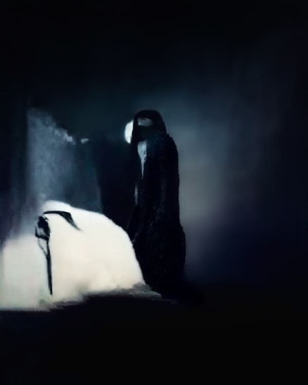 Trevor Paglen Shadow (Corpus: Things that Exist Negatively) Adversarially Evolved Hallucination, 2017 dye sublimation metal print image: 60 x 48 in (152.4 x 121.9 cm) framed: 61 5/8 x 49 1/2 in (156.5 x 125.7 cm) Edition of 5, with 1 AP