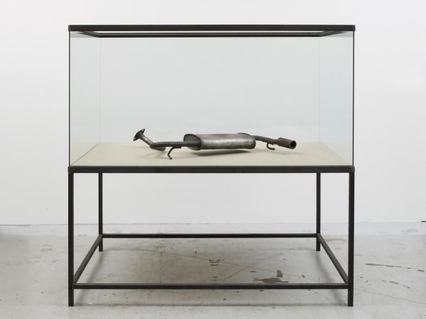 Gavin Turk Tract, 2012 painted bronze 6 5/16 x 49 5/8 x 32 1/4 in 16 x 126 x 82 cm