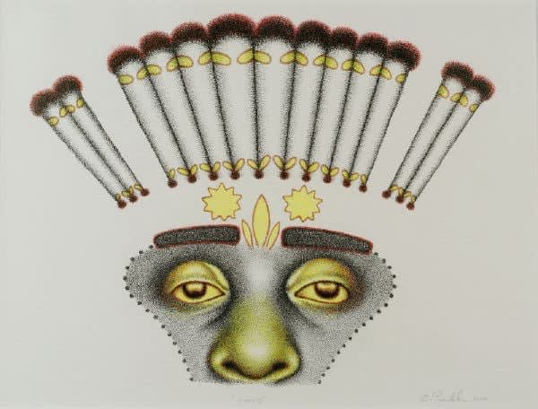 Ed Paschke Cocco, 2002 ink and colored pencil on paper 19 x 23 in 48.3 x 58.4 cm