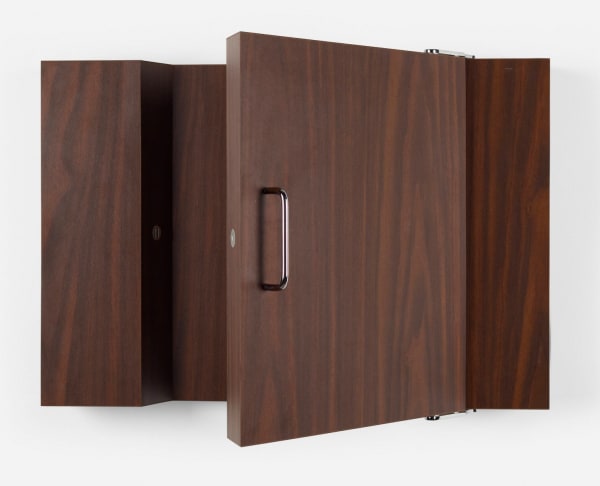 Richard Artschwager Door, 1987 Formica and wood with metal hardware overall (closed): 17 x 25 x 3 7/8 in (43.2 x 63.5 x 9.8 cm) Edition of 25 (#AP5/25), published by Brooke Alexander Editions, New York