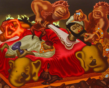Peter Saul, Sardanapalus, 2005