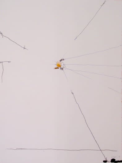 Al Taylor Untitled, 1994 pencil, ballpoint pen and gouache on paper 31 3/4 x 25 inches 80.5 x 63.3 cm