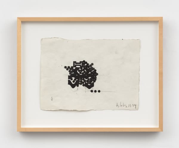 Barry Le Va Untitled, 1994 ink and graphite on paper 9 x 12 1/2 in (22.9 x 31.8 cm)