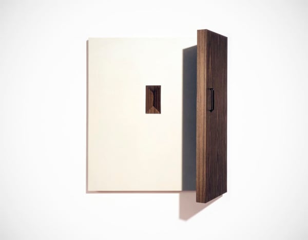 Richard Artschwager Handle III, 1980 formica on wood with enamel and metal handle 47 1/2 x 57 1/4 x 6 inches 120.7 x 145.4 x 15.2 cm