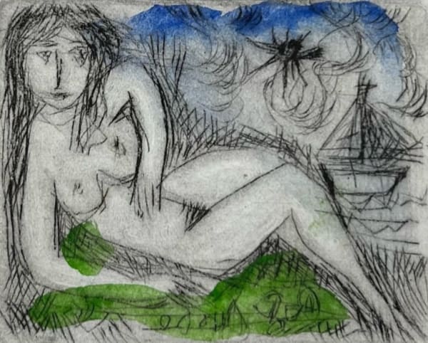 Lydia Corbett (née Sylvette David), By the Water's Edge