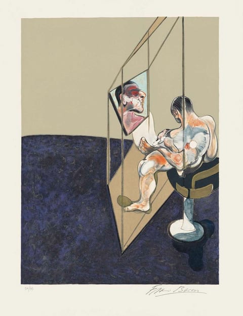 Francis Bacon, Study of Male Back, 1987
