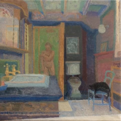 Victoria Jinivizian NEAC, Man and Cat