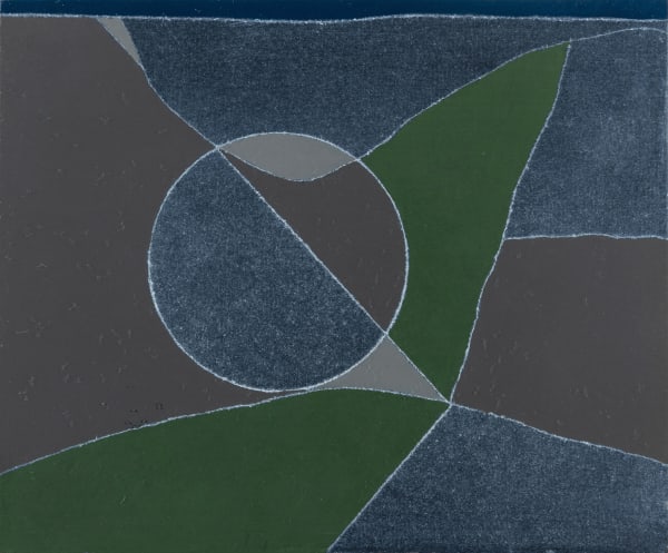 George Dannatt Ringmoor Camp, 1991 oil on hardboard 18.2 x 21.8cm