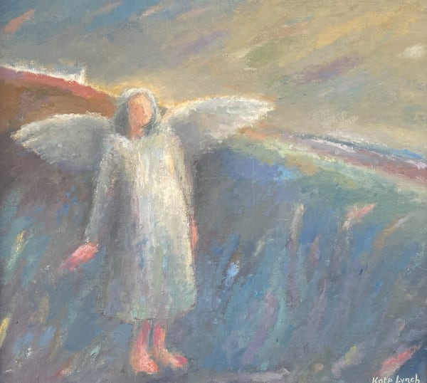Kate Lynch Angel of the South oil on board 26 x 28cm