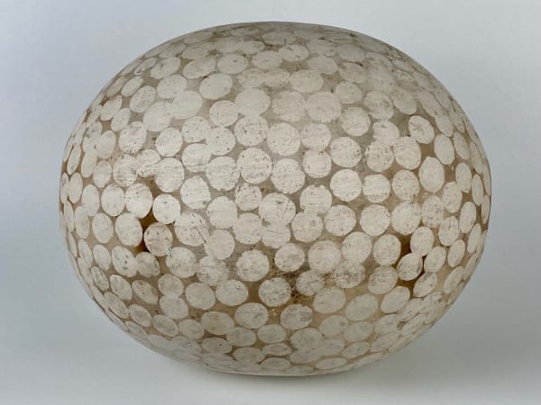 Jane Sheppard Bead I coiled, smoke-fired ceramic 30 x 35 x 28cm