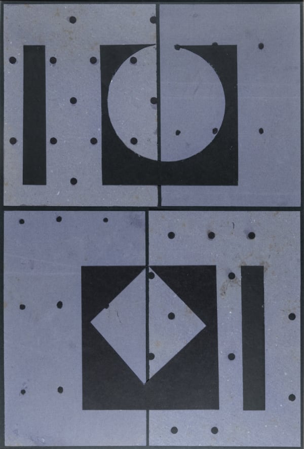 George Dannatt, Collage - Blue Mercato, 2004