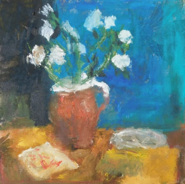 Alice Mumford RWA, Turquoise Square, 2018