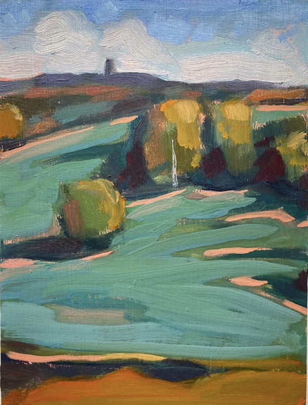 Frances Watts, Autumn Tower, 2021