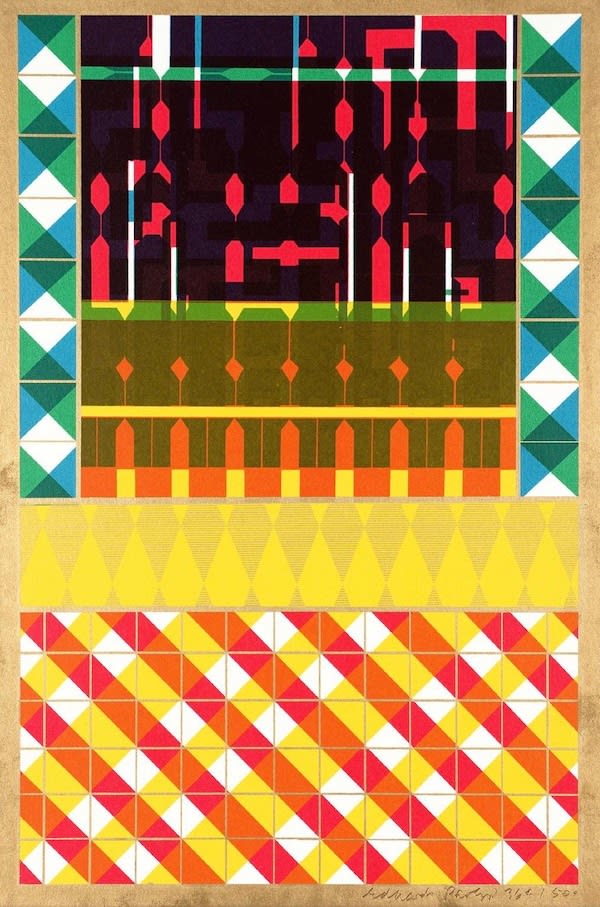 Eduardo Paolozzi Cover for a Journal. From Moonstrips Empire News portfolio, 1967 silkscreen on paper edition of 500 38 x 25cm signed