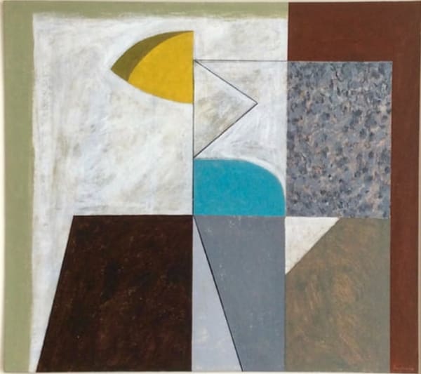 John Taylor Justified Position oil on greyboard 54 x 60cm