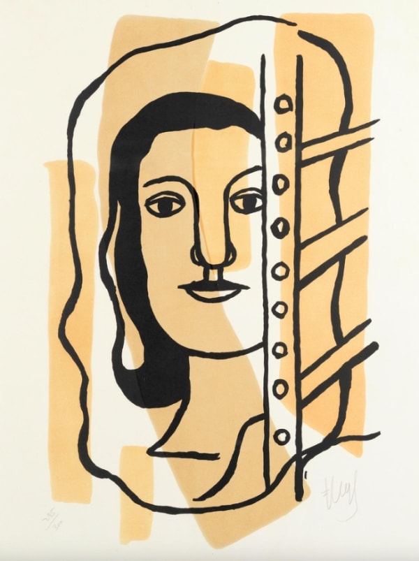 Fernand Léger Tête de Femme, 1949 lithograph, edition of 300 65.1 × 50.5cm signed