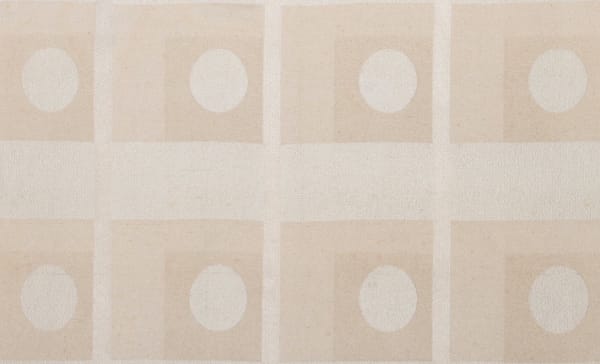 Ben Nicholson Vertical, 1937 Jacquard woven rayon & cotton Edinburgh Weavers 70.5 x 120cm